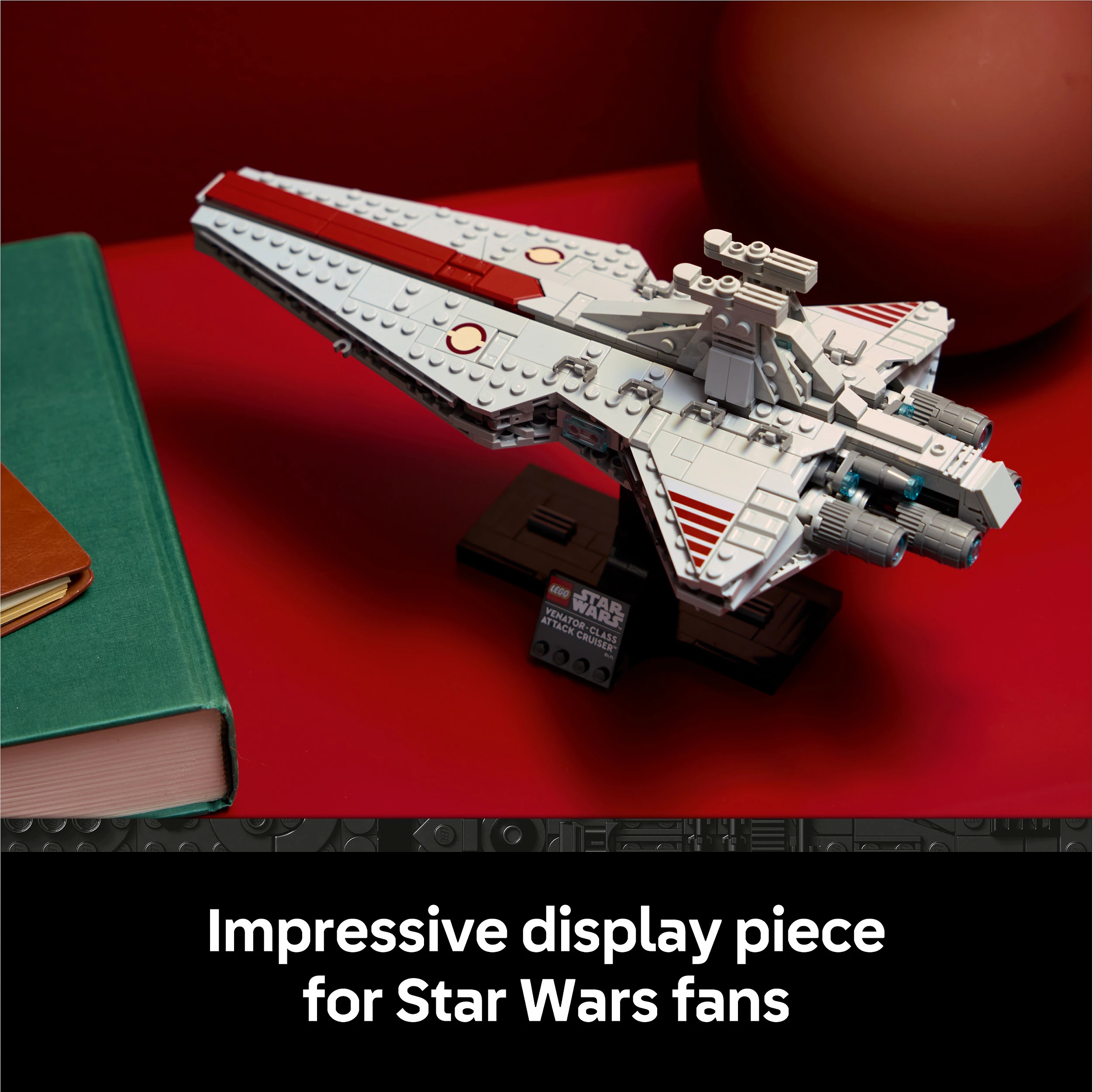 Set ndërtimi LEGO Star Wars Venator-Class Attack Cruiser 75441, 643 pjesë, 18+, shumëngjyrësh