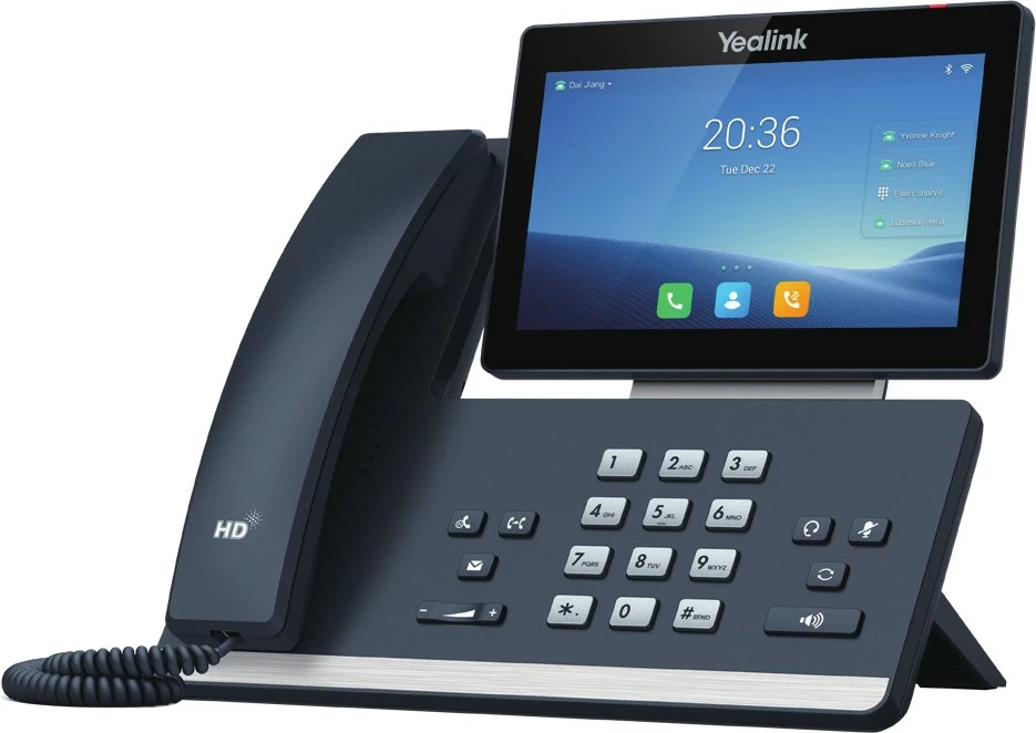 Telefon IP Yealink SIP-T58W, Gri, Dorezë me kabllo, In-band, Out-of band, SIP info, 1000 kontakte, LCD