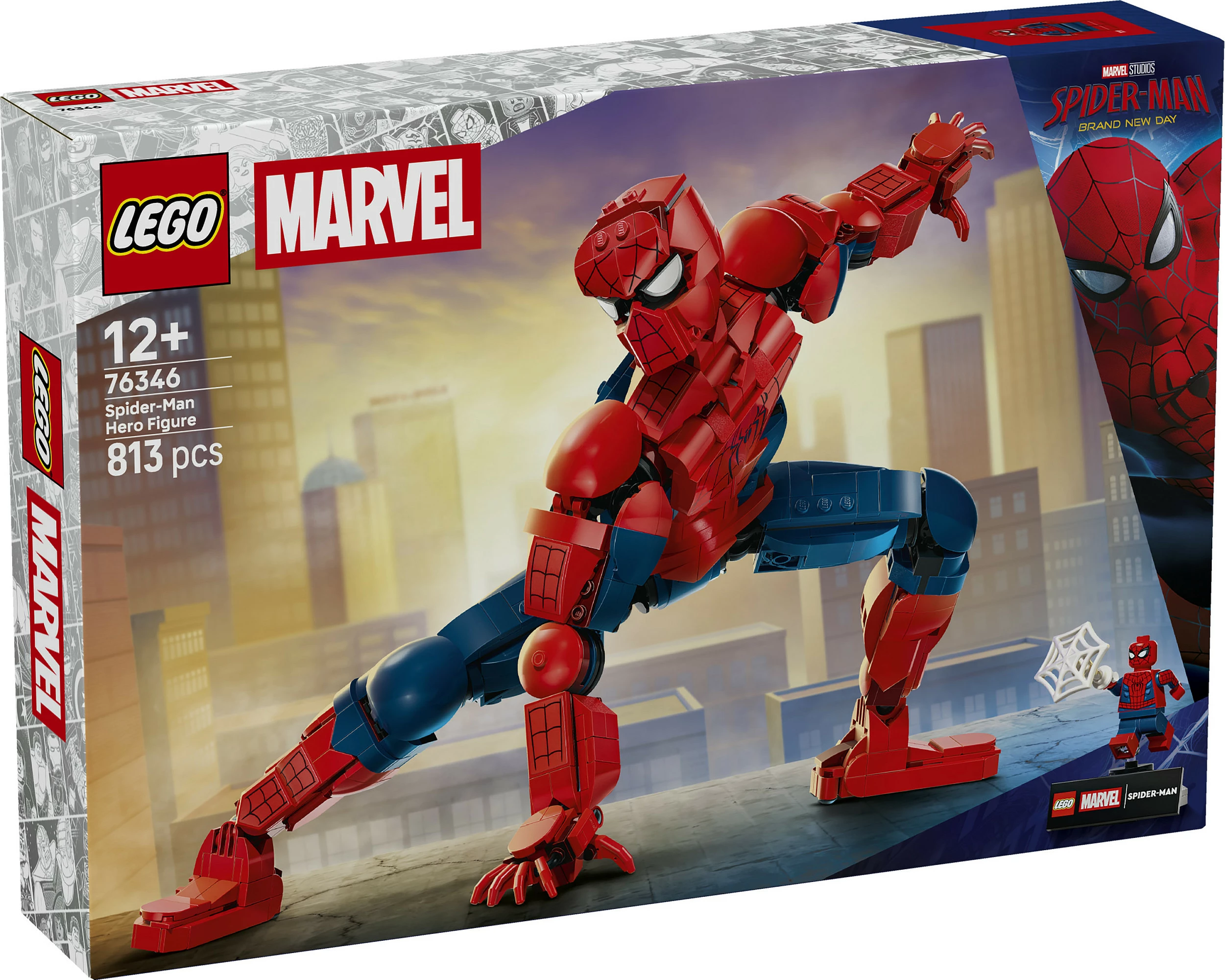 Set ndërtimi LEGO Marvel 76346 Spider-Man, 813 copë, 12+, shumëngjyrësh