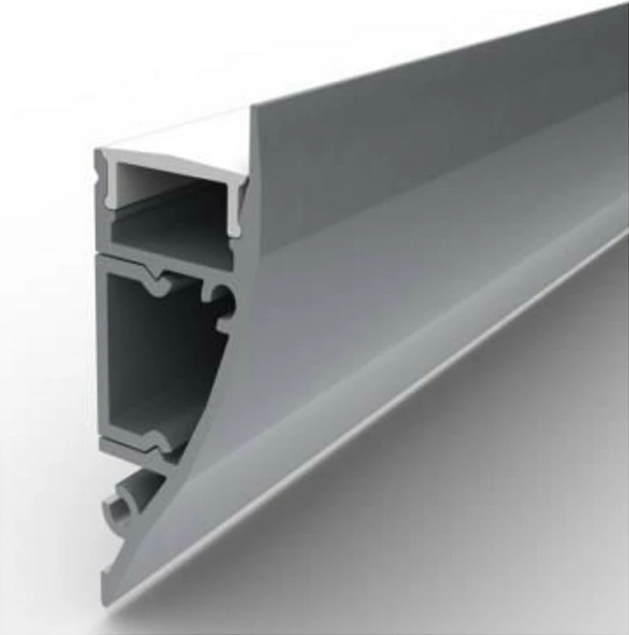 Profil LED U Synergy21 ALU062, 200 cm, alumin, i bardhë