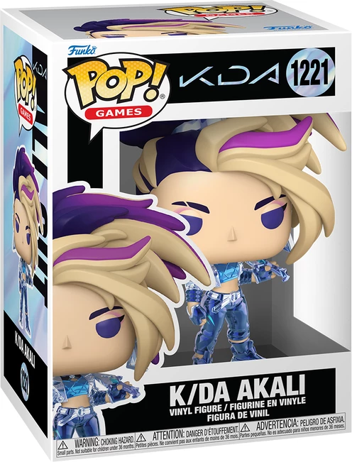 Figurinë vinyl Funko Pop Games League of Legends K/DA Akali, multikolor
