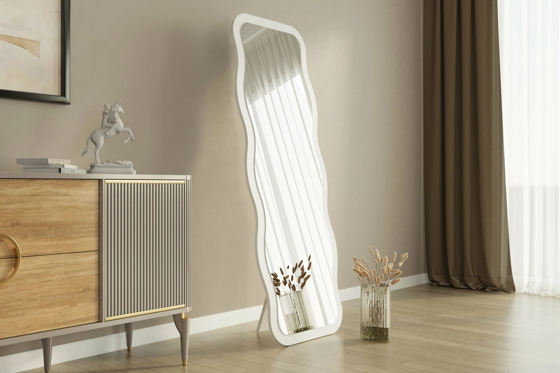 Pasqyrë Hanah Home, Aror, e bardhë