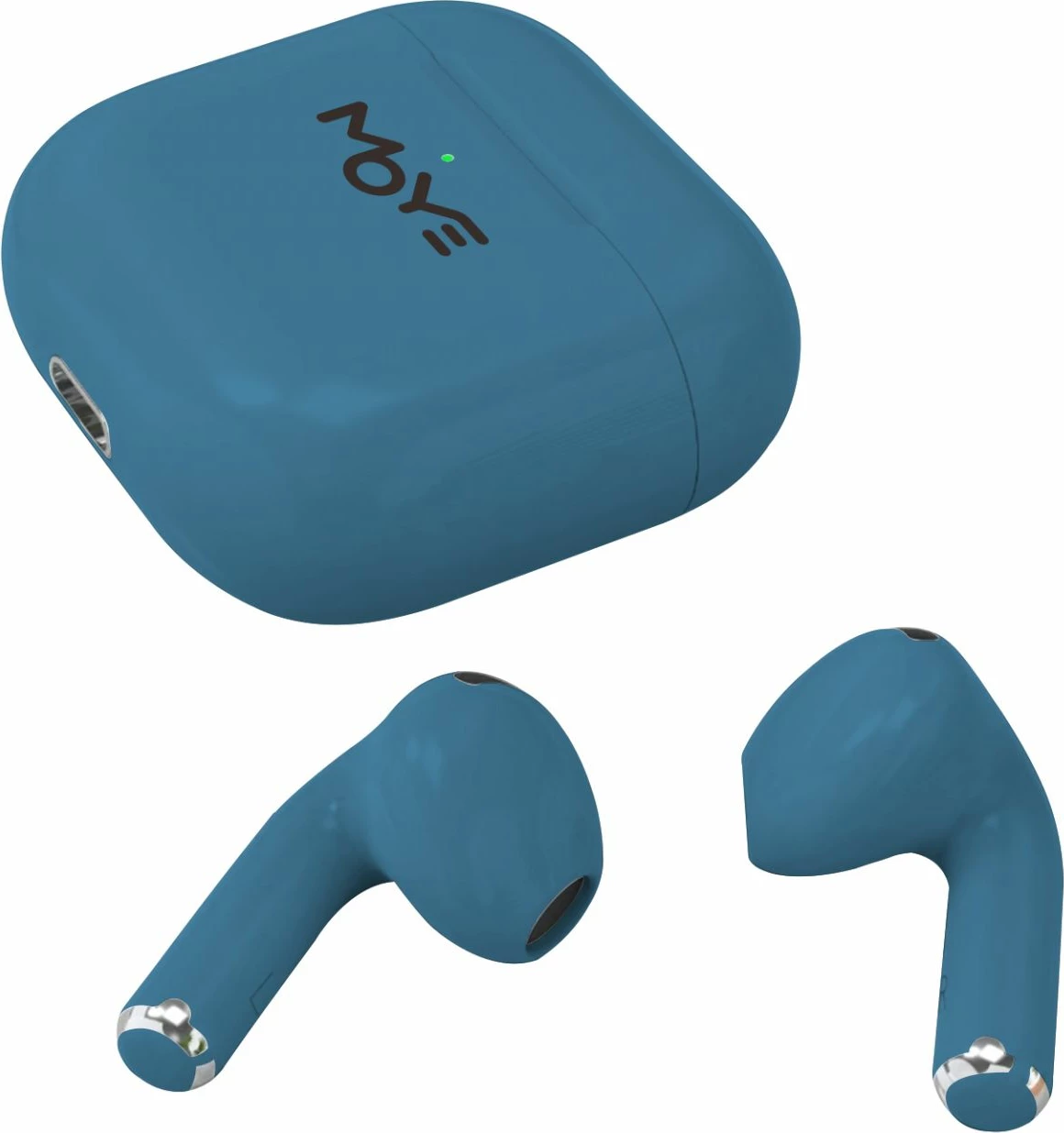 Kufje MOYE Aurras 3 Lite, Bluetooth 5.4, USB-C, deri 5 orë, blu