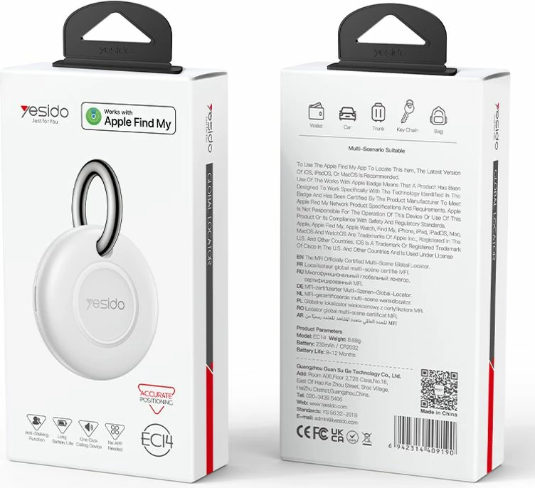 Gjurmues Airtag 240mah