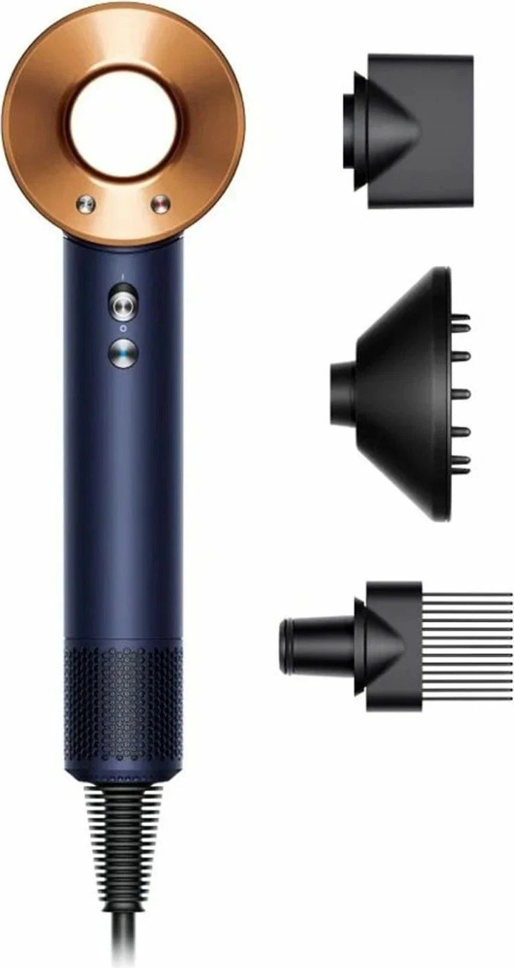 Tharëse flokësh Dyson Supersonic Curly+Coily 113312-01, 1600W, kaltër