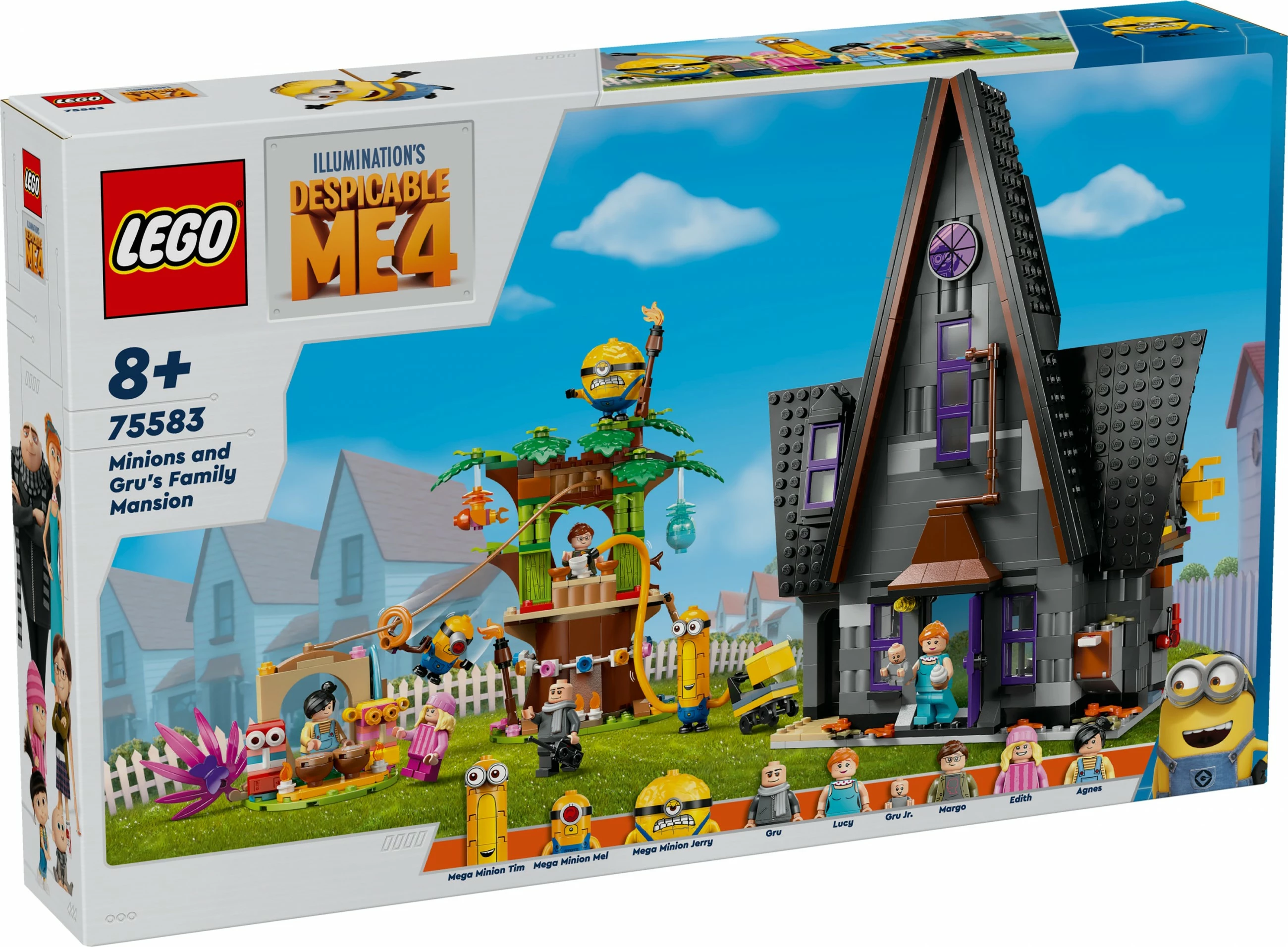 Set ndërtimi LEGO Minions dhe Shtëpia e Familjes së Gru-së, 868 pjesë, 1.31 kg