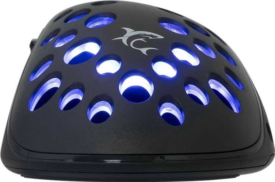 Maus gaming White Shark Azrael, 12800 DPI, RGB, me kabllo USB, i zi