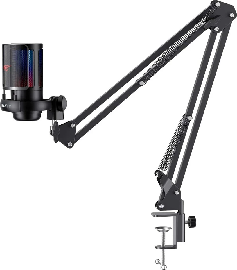Mikrofon gaming Havit GK50 Pro, i zi