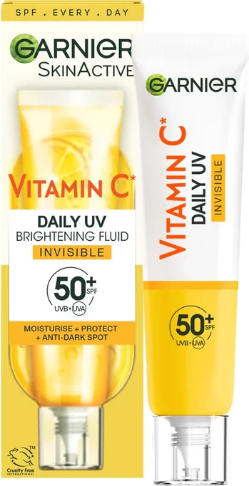 Krem Mbrojtës me Vitamin C, Daily UV Brightening SPF 50+ Garnier, 40 ml