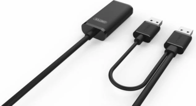 Kabllo zgjatuese aktive USB 2.0 Unitek Y-278, 10m, e zezë