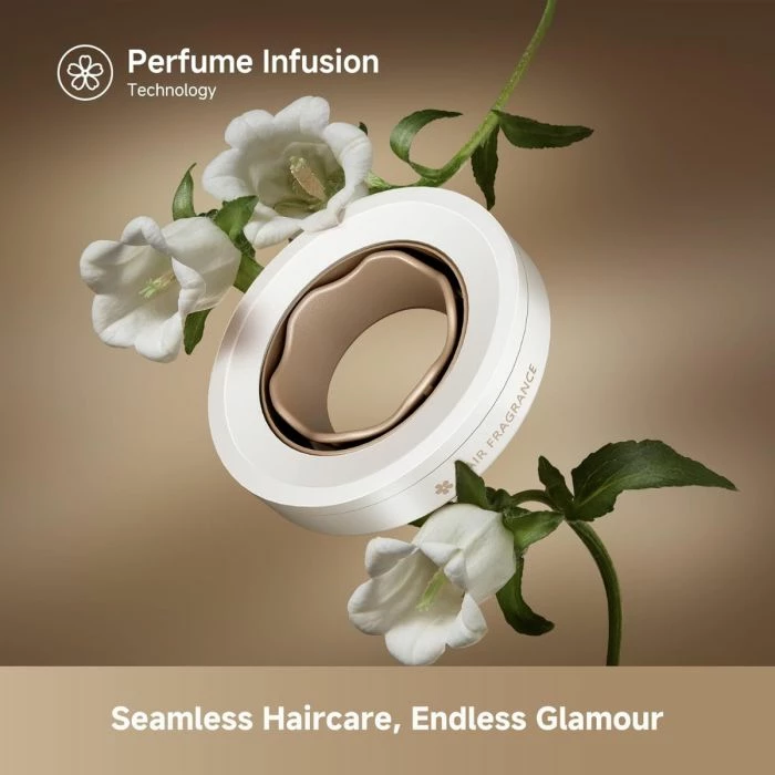 Tharëse flokësh Dreame Glory Mix AHD18-WH 1600W me teknologji jonike, e bardhë