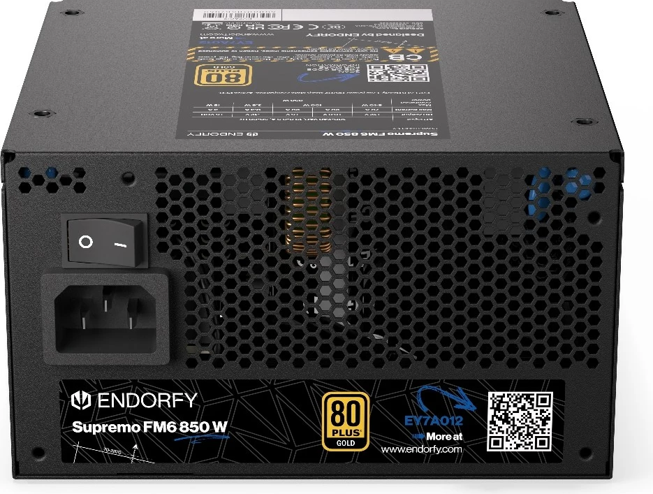 Kasë furnizimi Endorfy Supremo FM6 Gold 850W, modular, e zezë