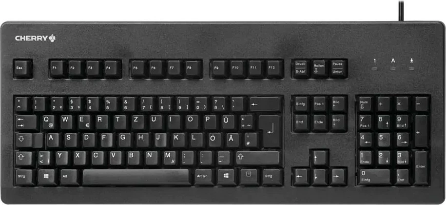 Tastierë Cherry G80-3000 LPCDE-2, USB, full-size 105 taste, QWERTZ gjerman, e zezë