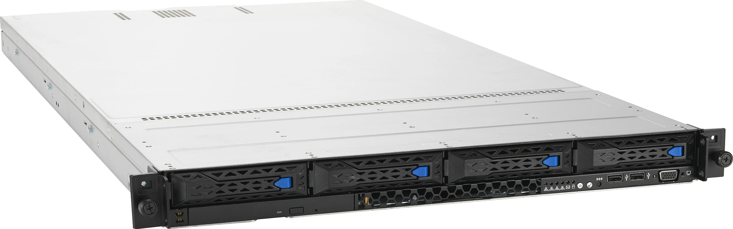 Server ASUS RS700-E10-RS4U, 1U Rack, 800W, 4x NVMe, 10G, Silver