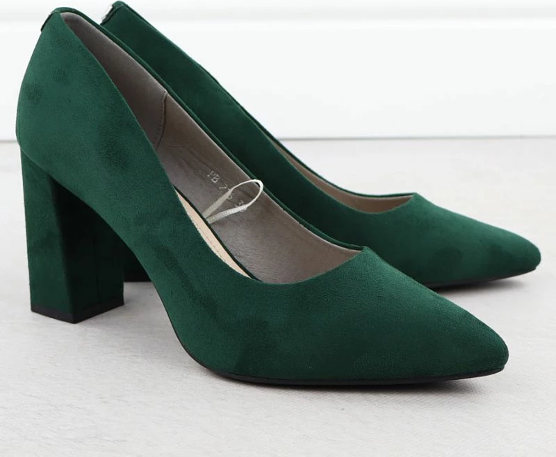 Këpucë elegante femra Leone, të gjelbra