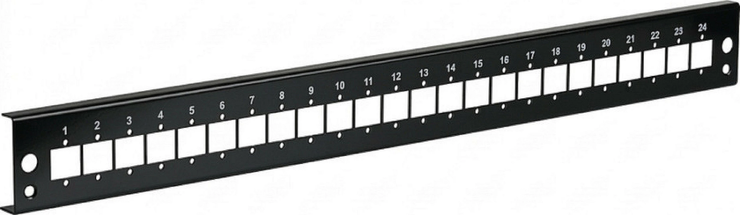 Panel frontal EFB Elektronik 24x E2000 Duplex Compact (RDM), 19" rack, i zi