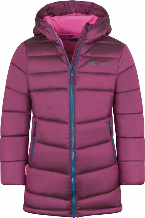 Jakne për fëmijë Trollkids për femra, vjollcë