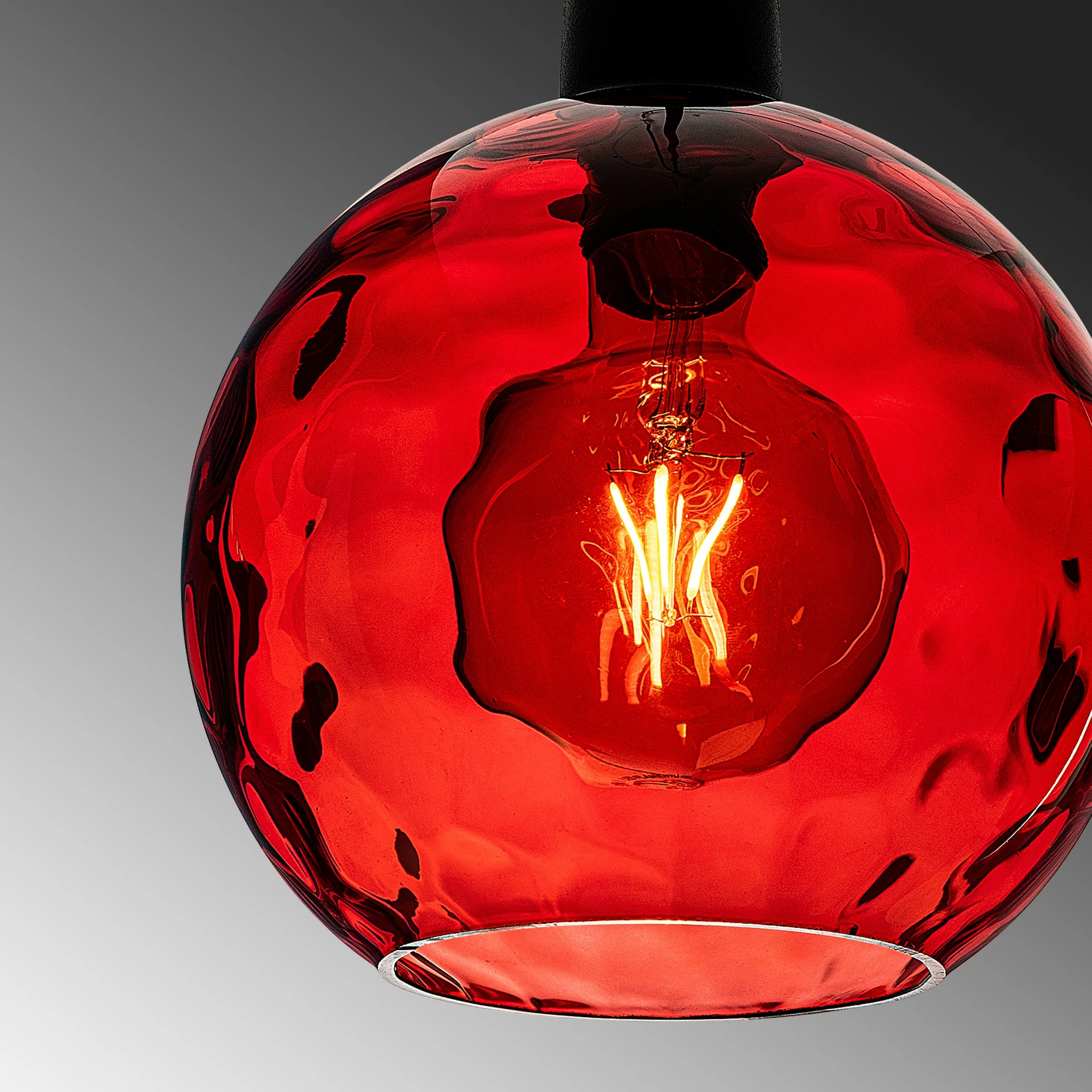 Llambë tavani Opviq Benek, e kuqe, 70x20x120cm