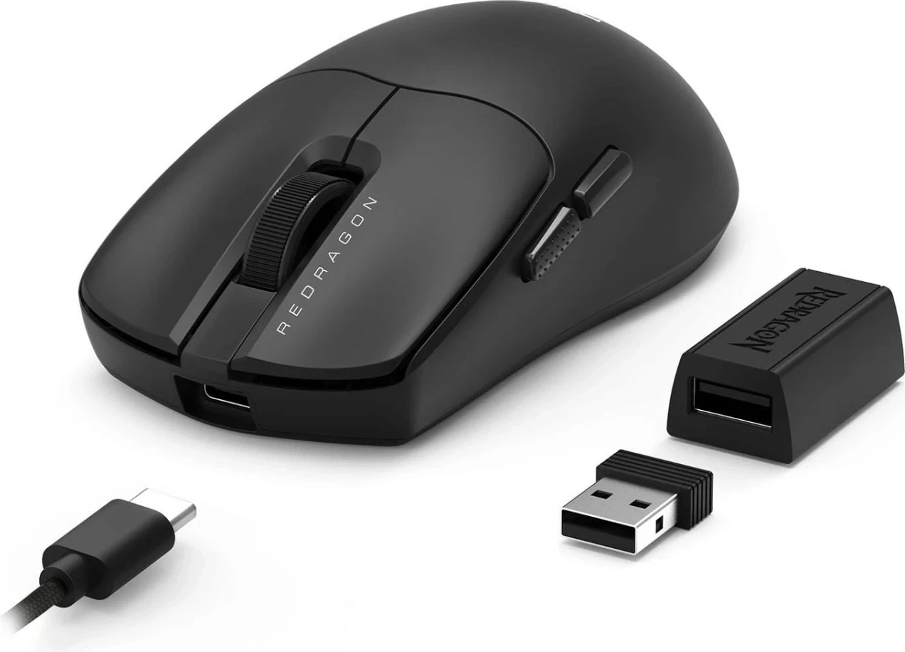 Maus gaming Redragon Axion M933, wireless/USB-C, 45000 DPI, 8000 Hz, i zi