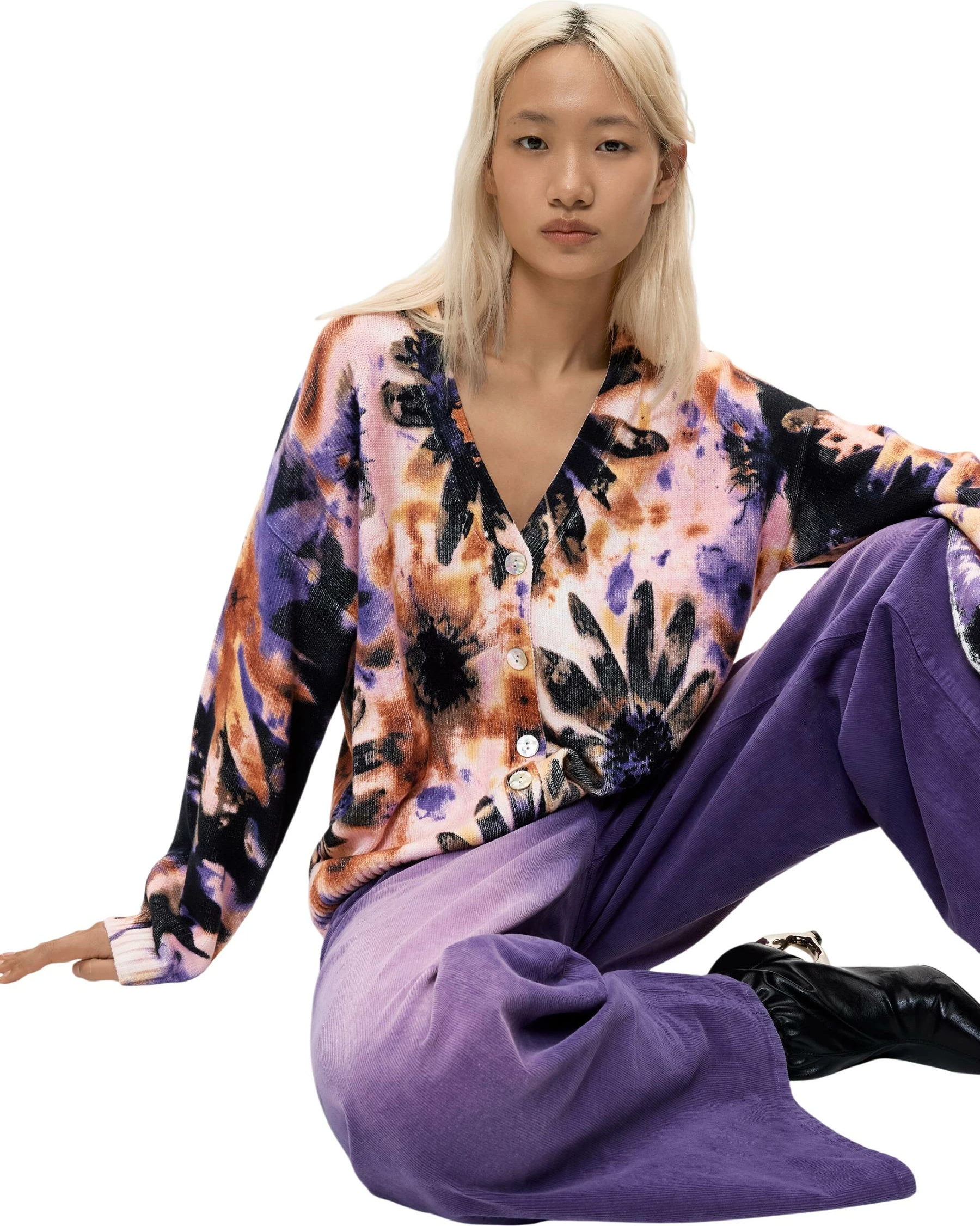 Kardigan për femra Desigual 26WWJF11, roze [Madhësia: S]