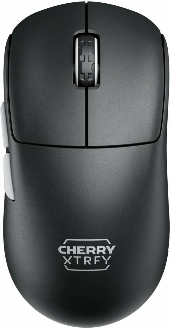Maus CHERRY XTRFY M68 Pro Wireless, 26000 DPI, e zezë, argjend
