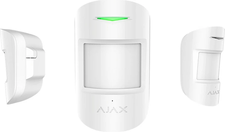 Detektor lëvizjeje & thyerje xhami AJAX CombiProtect, wireless, indoor, IP50, i bardhë
