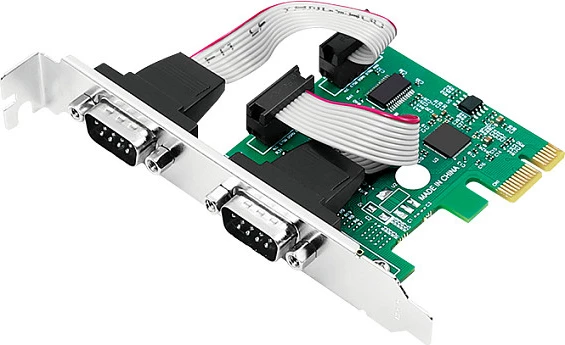 Kartë PCI-Express LogiLink, 2x portë seriale (DB9/RS-232)