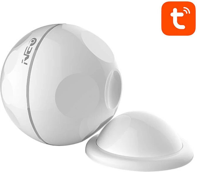 Sensor lëvizjeje smart Neo NAS-PD02W, WiFi, Tuya, i bardhë