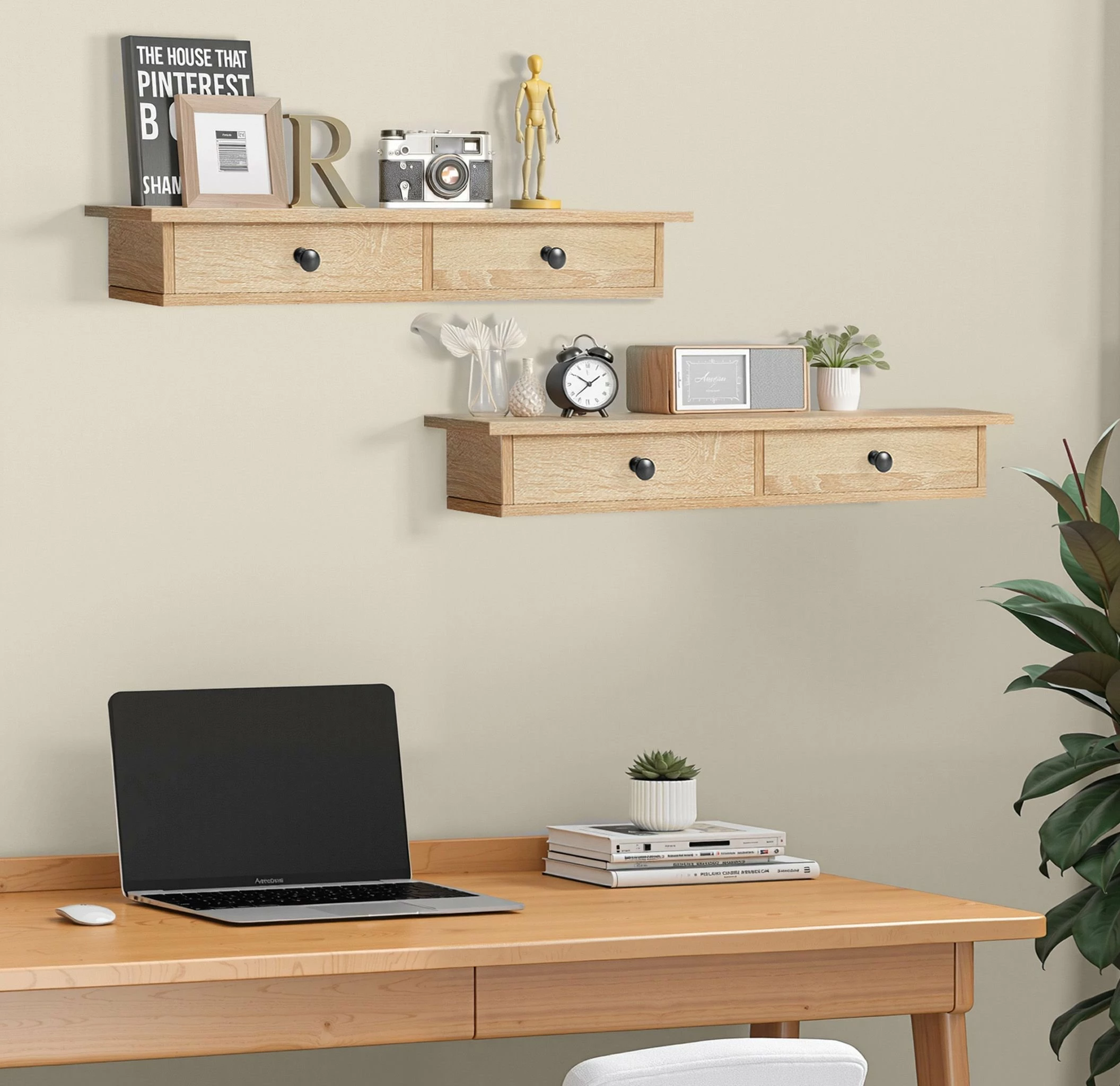 Kabinet muri me sirtarë OSKAR LWS865B11 65x15x10 cm, Sonoma