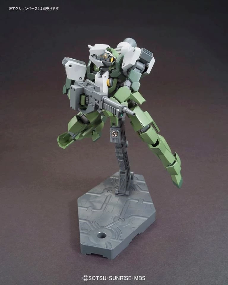Model plastik Bandai HG 1/144 Graze Custom, koleksion, jeshile