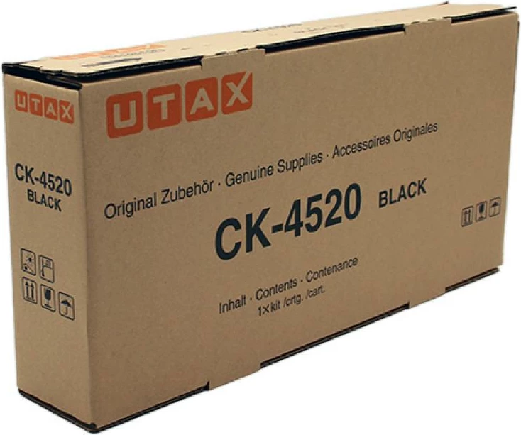 Toner, Utax CK-4520 (1T02P10UT0), origjinal, rendiment 9,750–23,700 faqe, i zi
