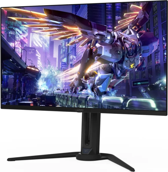 Monitor gaming GIGABYTE AORUS FO32U2P 31.5\" OLED UHD 4K 240Hz 0.03ms, me altoparlantë, i zi