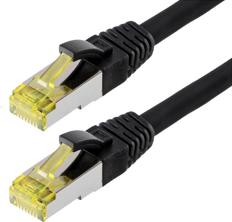 Kabllo rrjeti Helos Cat6a S/FTP 20m, RJ-45, 10Gbps, e zezë