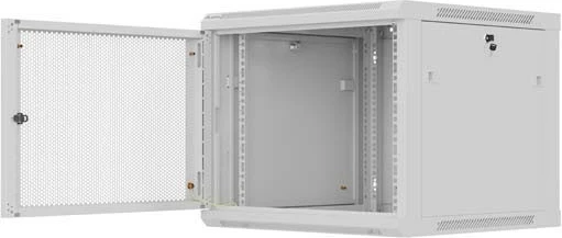 Kasë rack LANBERG 19" 9U 600x600mm, varëse, derë me vrima, gri
