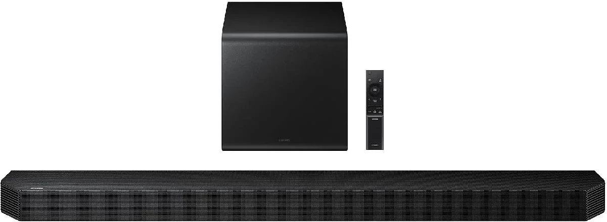 Soundbar Samsung HW-Q800F 5.1.2, Dolby Atmos wireless, me subwoofer, e zezë