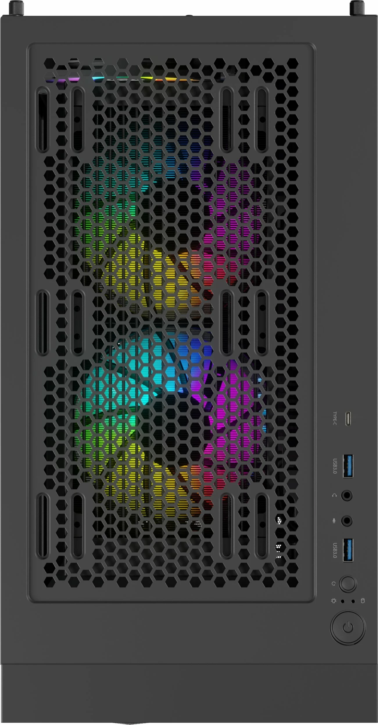 Kasë GENESIS Diaxid 605 ARGB NPC-2172 Midi Tower, ATX/mATX/Mini-ITX, USB-C, pa PSU, e zezë