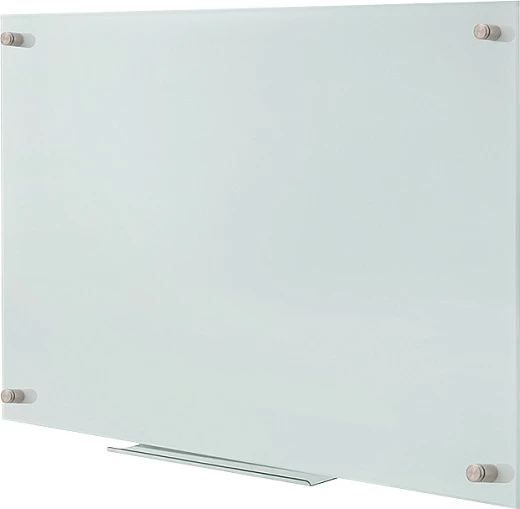 Tabelë shkrimi dry erase prej xhami LogiLink, 60x90 cm, montim në mur, e bardhë