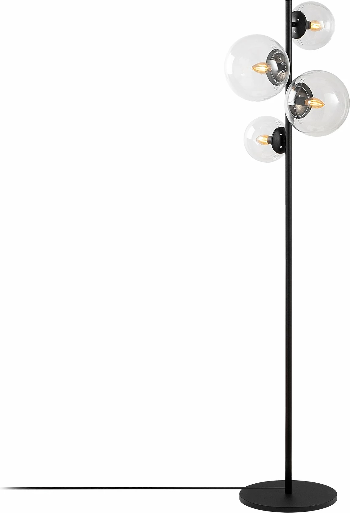 Llambë dyshemeje Opviq, Fazli - 10522, ngjyrë e zezë