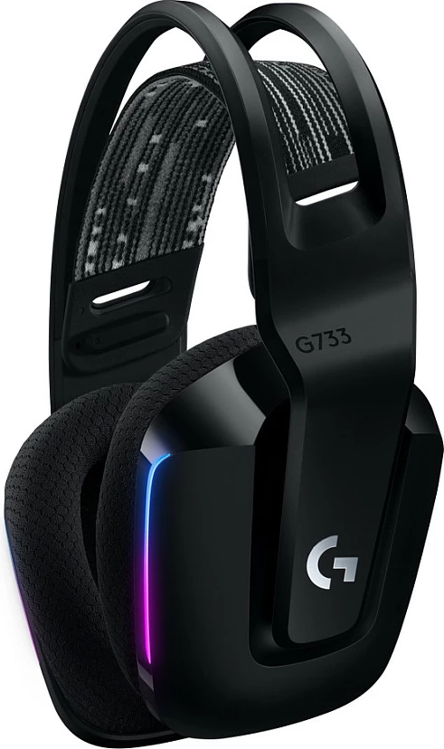 Kufje gaming Logitech G G733 LIGHTSPEED, wireless, RGB, e zezë