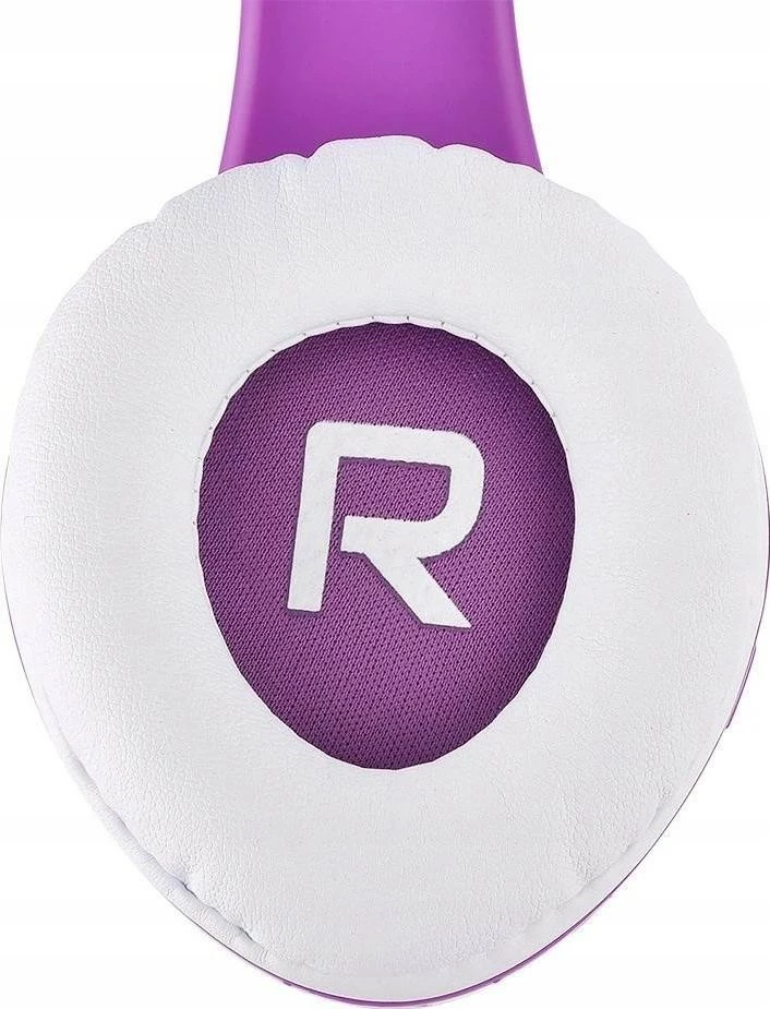 Kufje PowerLocus P2, Bluetooth 5.3, microSD, Radio FM, me mikrofon, të palosshme, bardhë/vjollcë