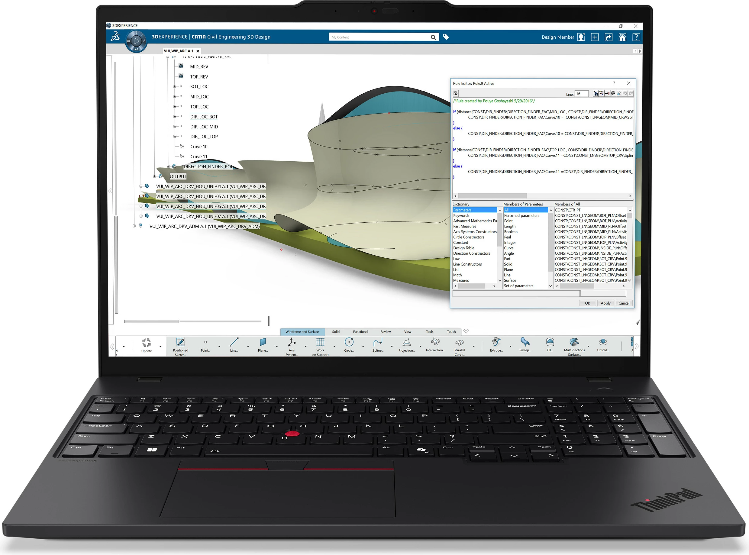 Laptop Lenovo ThinkPad P16s G4, Ryzen AI 9 HX Pro 370, 64GB RAM Memorje, 1TB SSD, 16" WUXGA, Windows 11 Pro, i zi