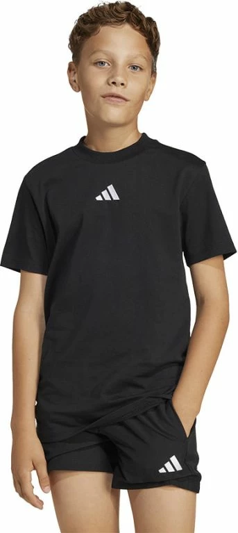 Maicë për fëmijë adidas Essentials JC9776, e zezë