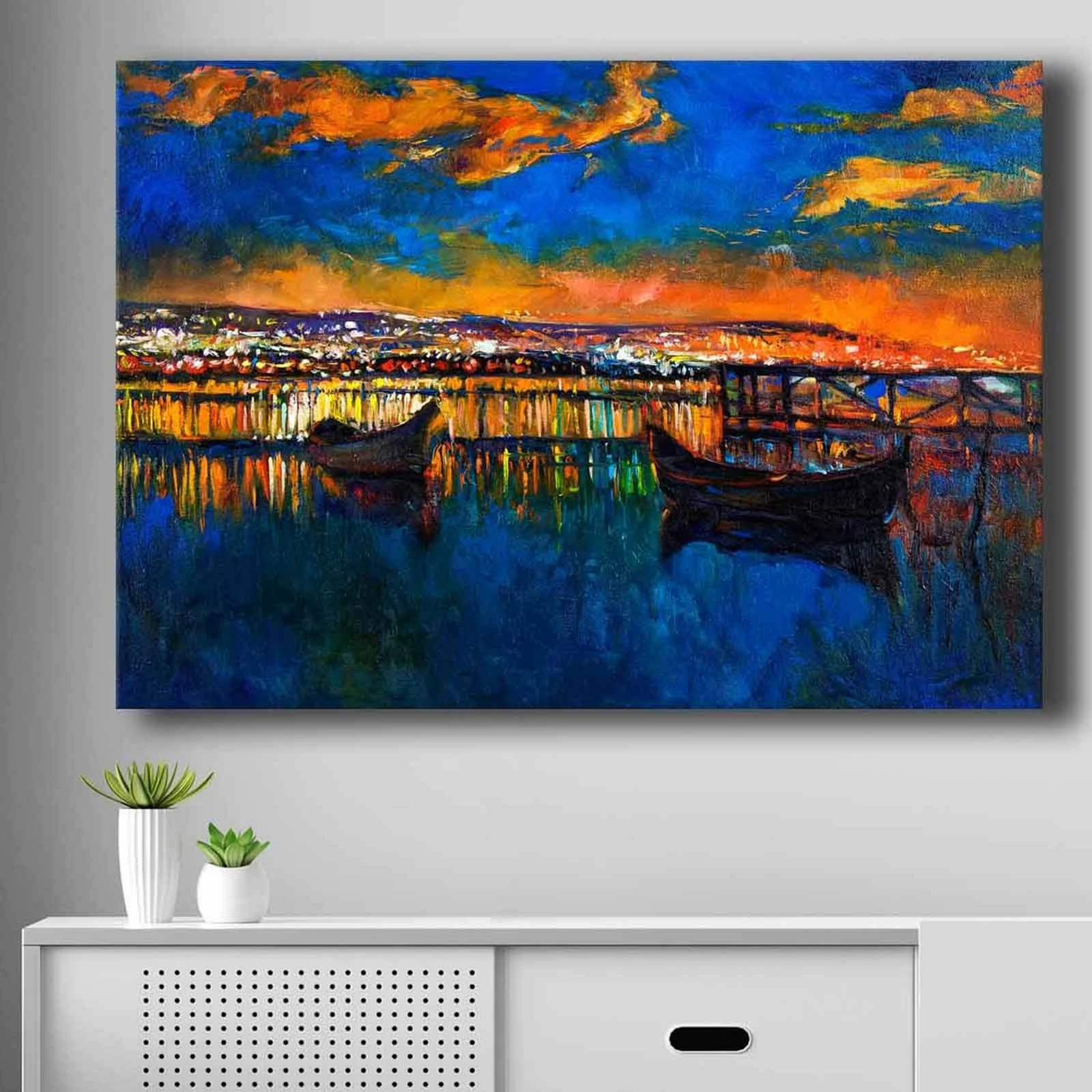 Pikturë dekorative në kanavacë, shumëngjyrëshe, Wallity, 70100NISC-025, 70x100cm