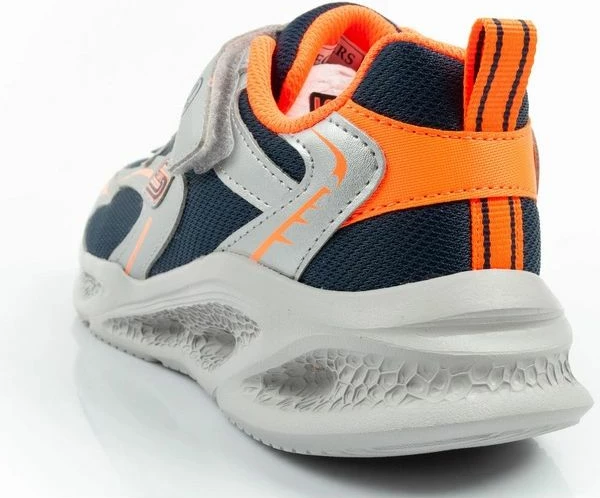 Atlete për fëmijë Skechers Glow Strider LED, argjendi [Madhësia: 32]