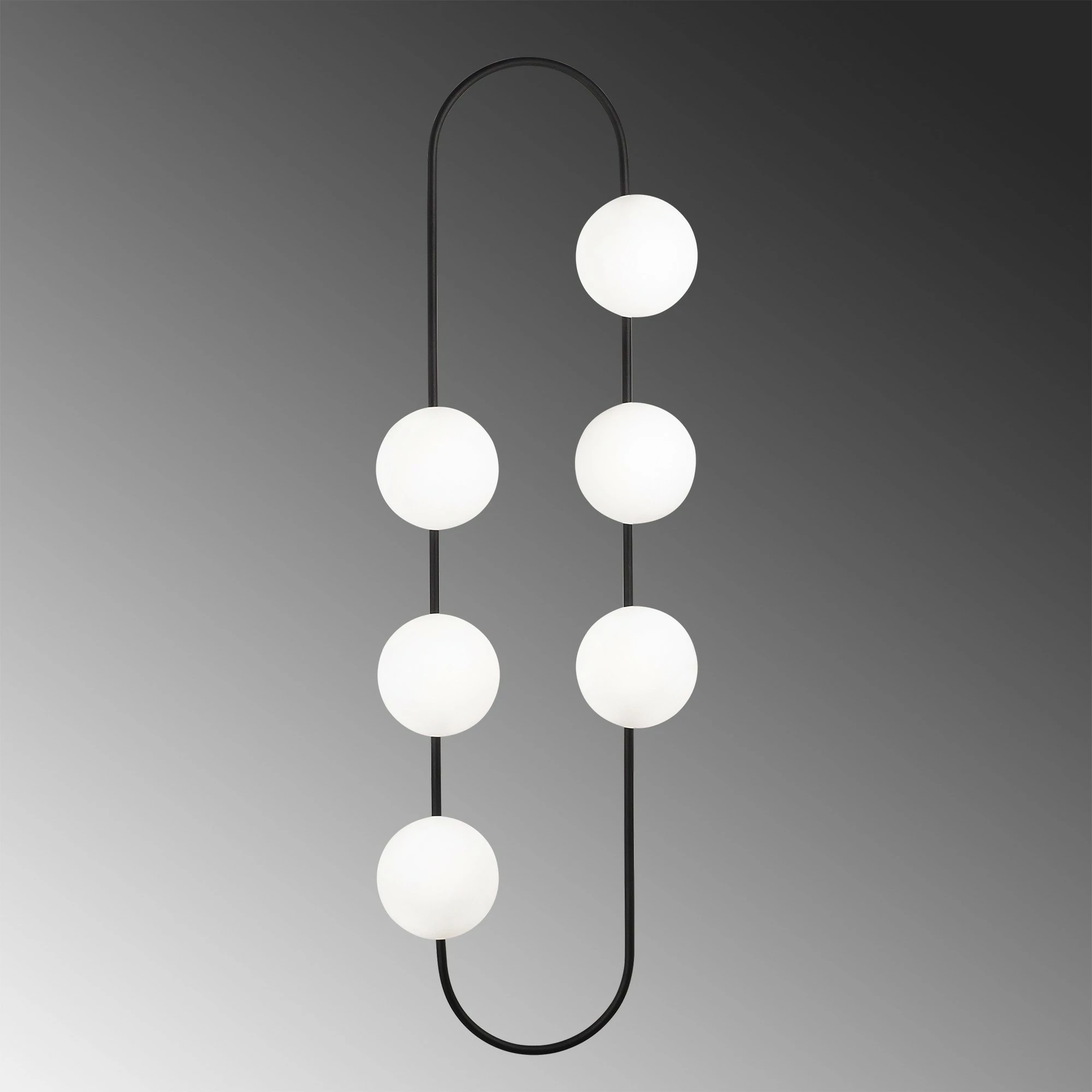 Llambë muri Opviq, Abaküs - 4921, e zezë-e bardhë, 40x33x124 cm