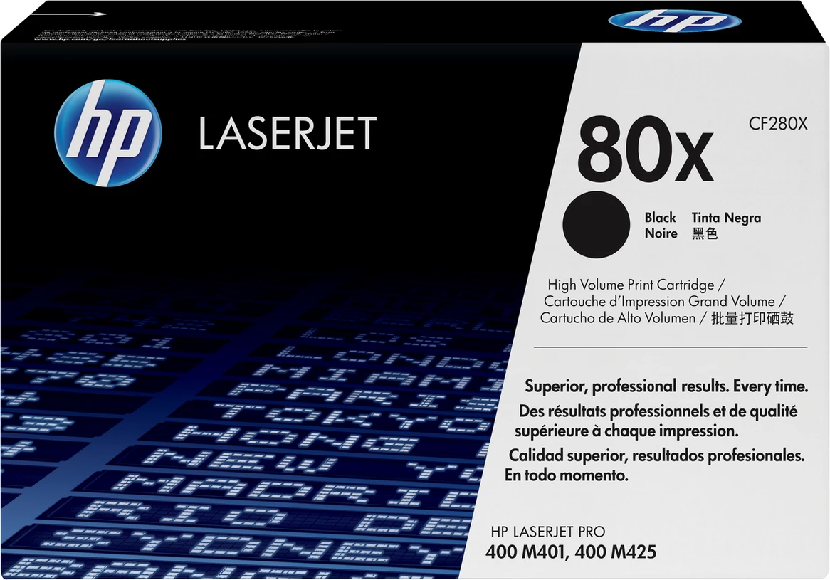Toner HP CF280X 80X XL 6900 faqe, zi