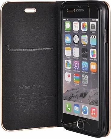 Mbështjellës flip HAVANA Premium për Samsung Galaxy A72 A726 5G, mbyllje magnetike, hapësirë për kartelë, e zezë me skaj të artë