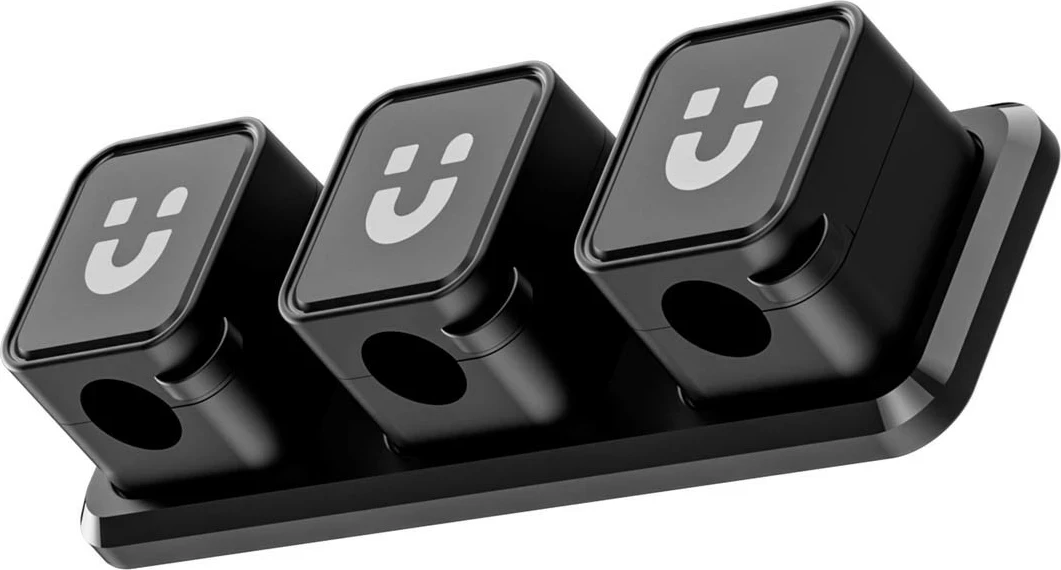 Organizator magnetik kabllosh Unitek SnapHold, set 3+1, i zi