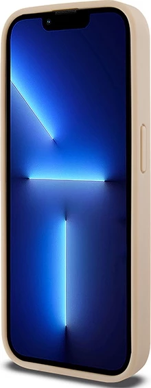 Mbështjellës DKNY Checkered Mono Pattern & Printed Stripes për iPhone 15 Pro, rozë