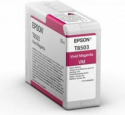 Kartush boje Epson T8503, Vivid Magenta, 80 ml